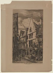 Rue des Toiles, Bourges - 1853