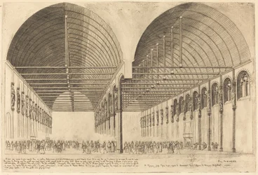 Die Wandelhalle im alten Justizpalast, Paris