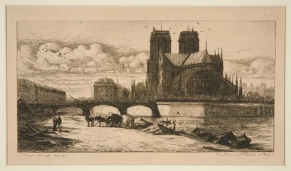 Die Apsis von Notre-Dame