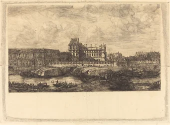 Das alte Louvre, nach einem Gemälde von Zeeman, 1651