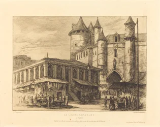 Le Grand Chatelet, Paris, um 1780
