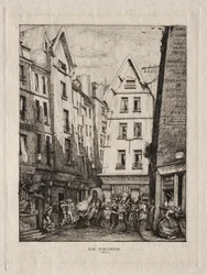 Pirouettenstraße, in der Nähe der Märkte, Paris