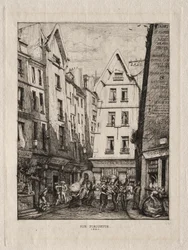 Pirouettenstraße, in der Nähe der Märkte, Paris