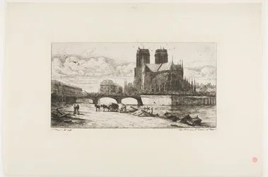 Die Apsis von Notre-Dame, Paris