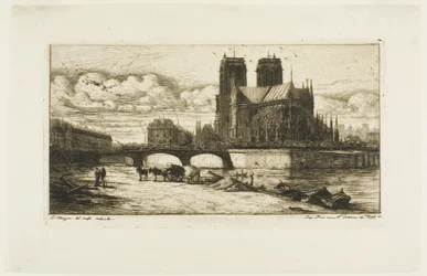 Die Apsis von Notre-Dame, Paris