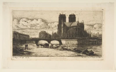 Die Apsis von Notre-Dame, Paris