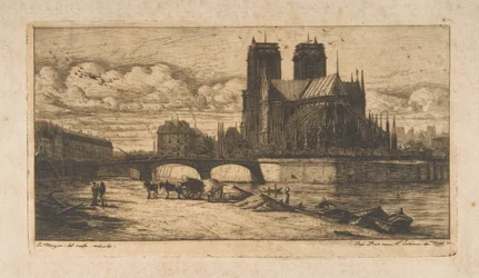 Die Apsis von Notre-Dame, Paris