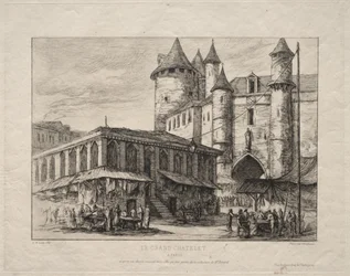 Das Grand Châtelet, Paris, um 1780