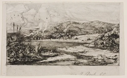 Die kleine französische Kolonie in Akaroa, 1845
