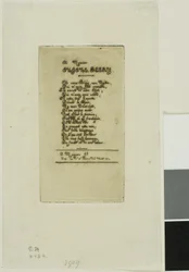 Eugène Bléry gewidmete Verse, Nr. 2