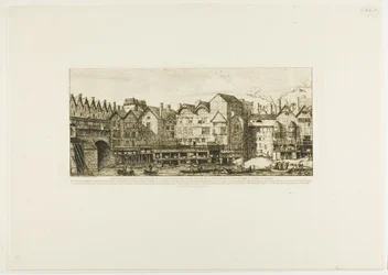 Ansicht eines Teils der Stadt Paris gegen Ende des XVII. Jahrhunderts