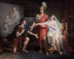Alexandre der Große übergibt Campaspe an Apelles