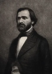 Porträt des Komponisten Giuseppe Verdi 1813-1901