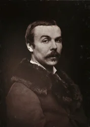 Album Artistique et Biographique, 5me année, Salon 1885; Porträt des französischen Malers Albert Bettannier (1851-1932)