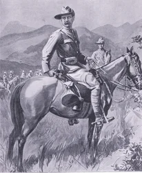 Brigadegeneral Lumer, aus After Pretoria: Der Guerillakrieg veröffentlicht von Harmsworth Bros Limited, 1901