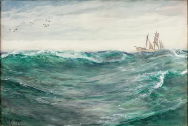 Vor Fowey; Wind aus Westen