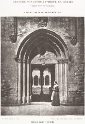 Portal von Saint-Trophime; Eingang zum Kreuzgang, Arles, Metropolitankirche Saint-Trophime