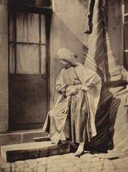 [Selbstporträt in östlicher Tracht], 1855-60