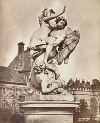 Statue des Tuileries: G. Marsy und A. Flamen: Borée entführt Orythie, 1859