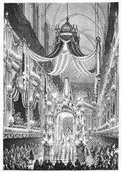 Beerdigung in Notre Dame, Paris, 1746, 1885