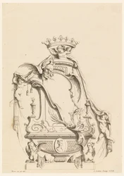 Entwurf für Kartusche aus "Cartouches Nouvellement Inventez"