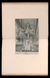 Begräbnis von Marie Thérèse von Spanien, Dauphine von Frankreich, in der Kirche Notre Dame, Paris