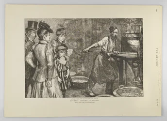 Glühofen am Tower Hill, aus The Graphic, 1895