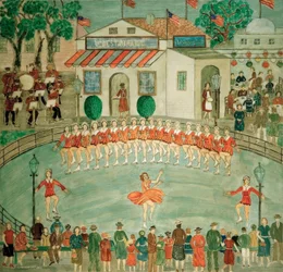 Skater auf der Weltausstellung