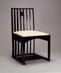 Stuhl im Wohnzimmer, HousHill, Glasgow, 1904