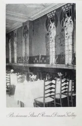 Teil eines Wandgemäldes für Cranston Tearooms, Buchanan Street, Glasgow