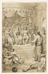 Paulus vor Festus und Agrippa
