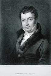 Washington Irving (1783-1859) (gestochen von Moseley Isaac Danforth)