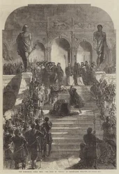 Die Hinrichtungsszene aus Der Doge von Venedig, im Drury-Lane-Theater