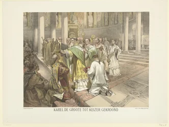 Karl der Große zum Kaiser gekrönt, 800