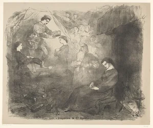 Szene aus dem Theaterstück Aschenputtel