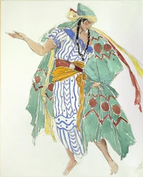 Kostümentwurf für eine Tänzerin, ca. 1850-1880