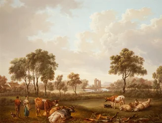 Landschaft mit Figuren, 1812