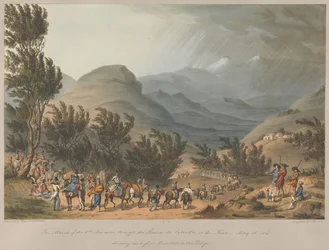 Nr. 8 Der Marsch der 3. Division durch die Sierra de Estiella oder de Neve, 16. Mai 1811