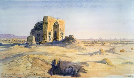 Stadt der Gräber mit Blick auf Sakkara und Kairo