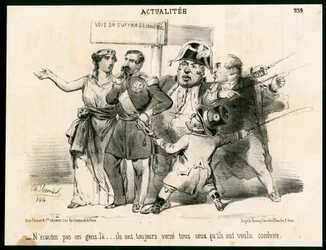 Le Charivari, Satirisch in Schwarz-Weiß
