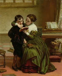 George Herbert und seine Mutter