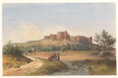 Ansicht der Burg St. Louis in Sidon, Libanon