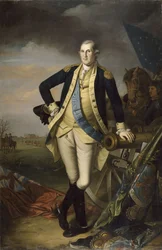 George Washington nach der Schlacht von Princeton am 3. Januar 1777