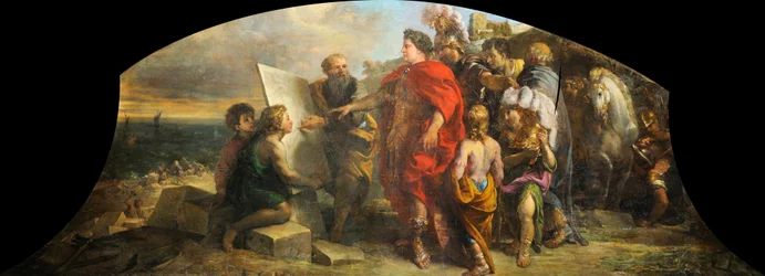 Augustus baut den Hafen von Miseno, 1673-1675