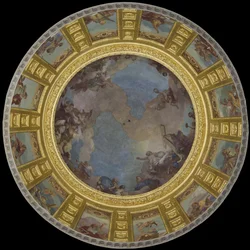 Heiliger Ludwig in Herrlichkeit. 1702-1707 (Fresko)