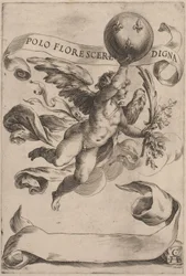 Genius mit dem Medici-Wappen
