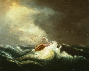 Schiff im Sturm