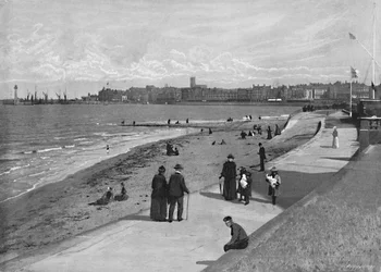 Margate, vom Royal Crescent, um 1896