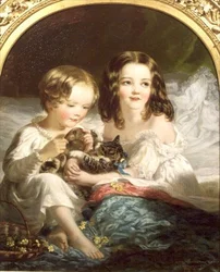 Porträt von Hon. Frederick und Jean Orde-Powlett