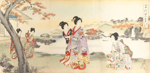 Chiyoda-Schloss Album der Frauen, 1895